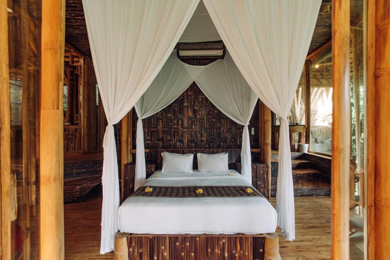 Temple House 3Bds Eco Bamboo House Pool River View Bringkit Εξωτερικό φωτογραφία